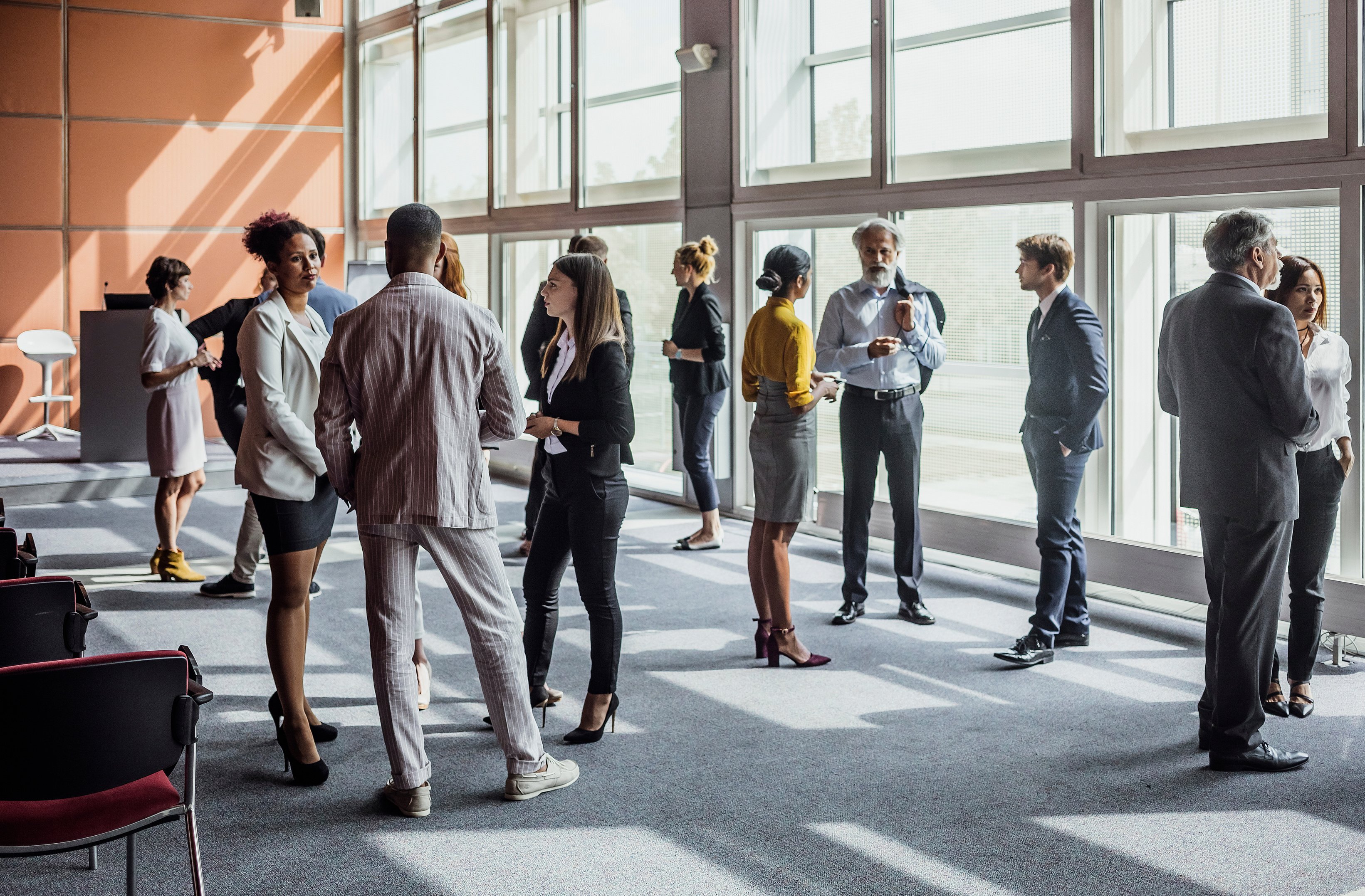 Business People on a Conference Event